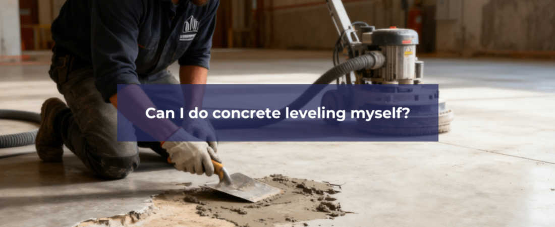 Can I do concrete leveling myself?