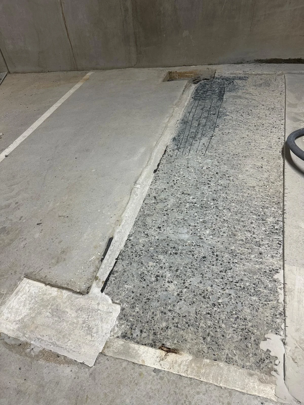 Concrete floor repair