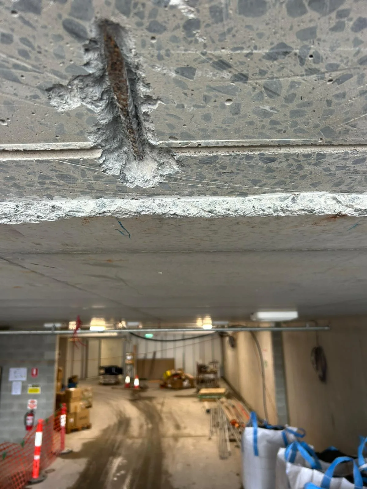 Concrete patch process
