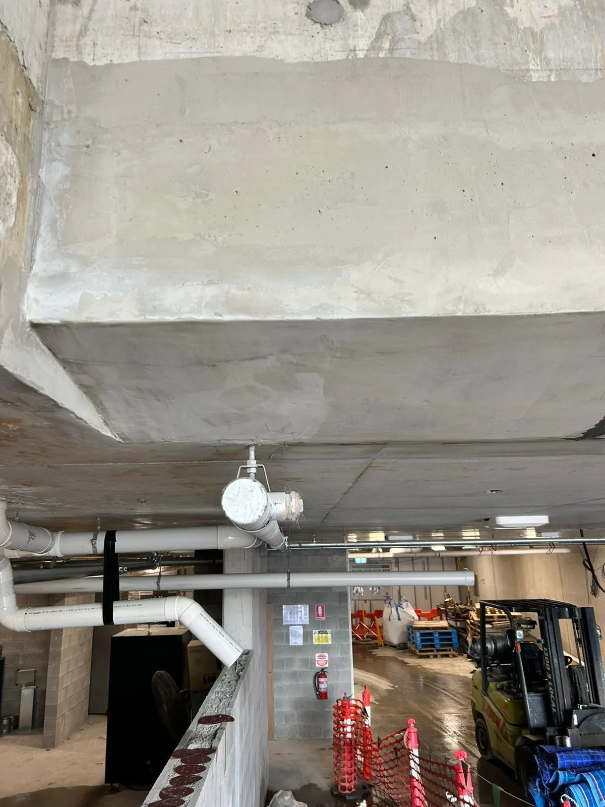 Concrete patch after Brisbane